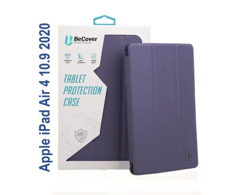 Чехол для планшета BeCover Tri Fold Soft TPU Silicone Apple iPad Air 4 10.9 2020/2021 Purple (706873)