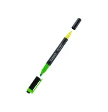 Маркер Axent Highlighter Dual 2-4 мм клиновидный зеленый+желтый (2534-04-A)