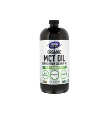 Трави Now Foods Органічна Олія МСТ, Organic MCT Oil, 946 мл (NOW-02236)