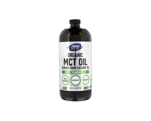 Травы Now Foods Органическое Масло МСТ, Organic MCT Oil, 946 мл (NOW-02236)