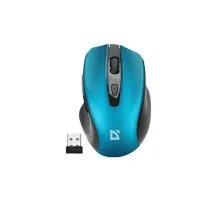 Мишка Defender Prime MB-053 Silent Wireless Turquoise (52054)