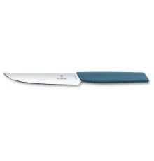 Кухонный нож Victorinox Swiss Modern Steak 12 см Синій (6.9006.122)