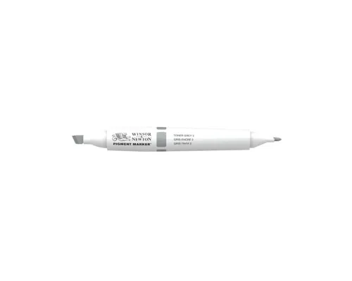 Маркер Winsor&Newton двосторонній Pigment marker (144) Сірий тонер 2 (884955040720)