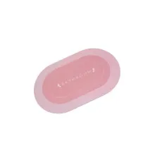 Килимок для ванної Stenson суперпоглинаючий 50 х 80 см овальний світло-рожевий (R30940 l.pink)