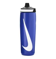 Бутылка для воды Nike Refuel Bottle 24 OZ блакитний, чорний, білий 709 мл N.100.7666.492.24 (887791745323)
