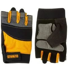 Защитные перчатки DeWALT открытые, разм. L/9, с накладками на ладони (DPG213L)