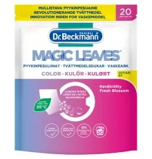 Салфетки для стирки Dr. Beckmann Magic Leaves для цветной ткани 20 шт. (4008455583112)