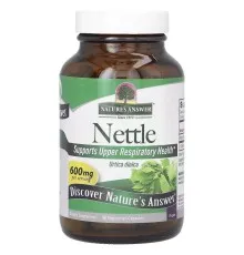 Трави Nature's Answer Кропива, 600 мг, Nettle, 90 вегетаріанських капсул (NTA-16306)