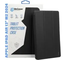 Чохол до планшета BeCover Tri Fold Hard Apple iPad Air 13" M2 2024 Black (711471)