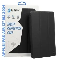 Чехол для планшета BeCover Tri Fold Hard Apple iPad Air 13" M2 2024 Black (711471)