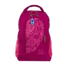 Рюкзак школьный Bagland Бис Малиновый/Цветы 21 л (0055670) (461416722)