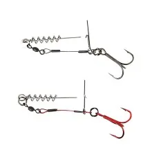 Оснащення Savage Gear Carbon49 Corkscrew Stinger 2/0 31kg (2 шт/уп.) (1854.09.71)