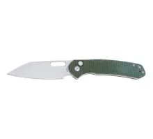 Ніж CJRB Pyrite Wharncliffe Micarta Green (J1925A-MGN)