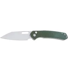 Ніж CJRB Pyrite Wharncliffe Micarta Green (J1925A-MGN)