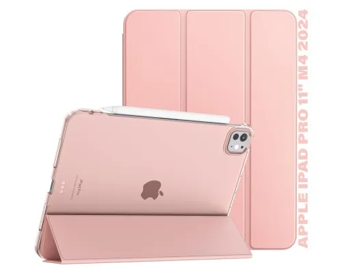 Чехол для планшета BeCover Tri Fold Hard Apple iPad Pro 11" M4 2024 Pink (711728)