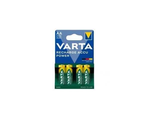 Акумулятор Varta AA 2100mAh * 4 NI-MH Power (56706101404)