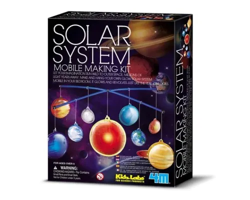 Набір для експериментів 4М для досліджень, що світиться модель сонячної системи (00-03225)