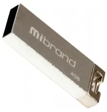 USB флеш накопитель Mibrand 4GB Сhameleon Silver USB 2.0 (MI2.0/CH4U6S)