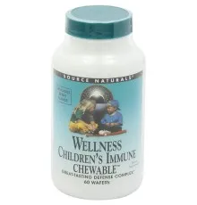Витамин Source Naturals Детские Жевательные Витамины Для Иммунной Системы, Welln (SN2139)