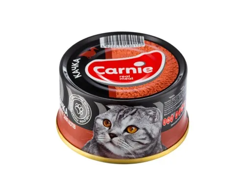 Паштет для котів Carnie мясний з качкою 90 г (4820255190471)