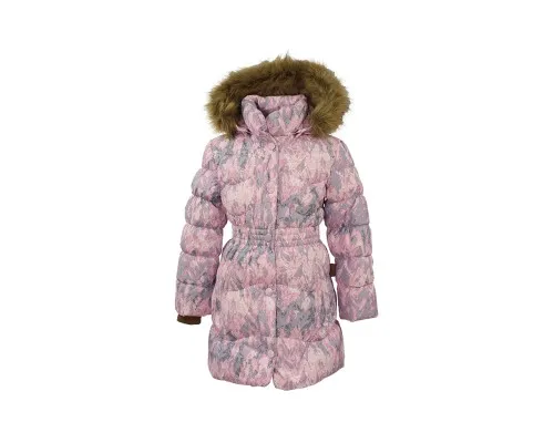 Пальто Huppa GRACE 1 17930155 cветло-розовый с принтом 140 (4741468585499)