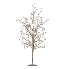 Украшение декоративное YES! Fun Дерево с кристаллами, 50 см, золото. (974106)