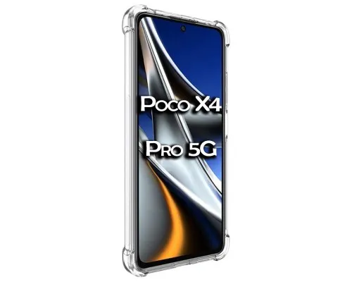 Чохол до мобільного телефона BeCover Anti-Shock Poco X4 Pro 5G Clear (708631)