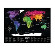 Скретч карта 1DEA.me Travel Map Black World (13007)