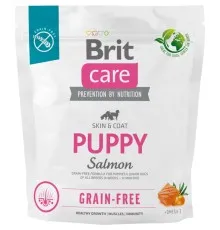 Сухой корм для собак Brit Care Dog Grain-free Puppy с лососем 1 кг (8595602558827)