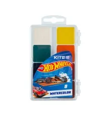 Акварельные краски Kite Hot Wheels 8 цветов (HW23-065)