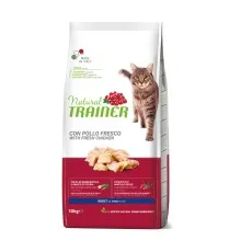 Сухой корм для кошек Trainer Natural Super Premium Adult с курицей 10 кг (8059149247007)