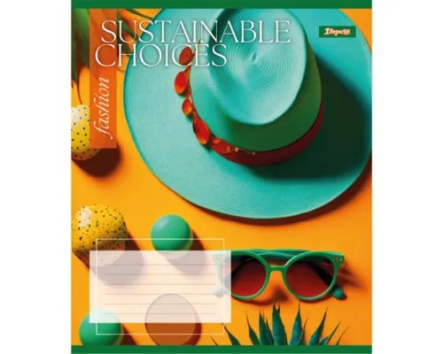 Тетрадь 1 вересня А5 Sustainable choices 36 листов, клетка (766675)