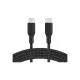 Дата кабель USB-C to USB-C 3.0m 100W black Belkin (CAB014BT3MBK)