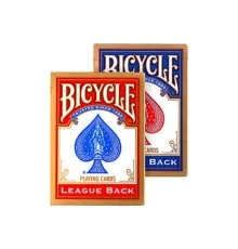 Гральні карти Bicycle League Back Standard Index (red, blue) (808)