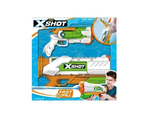 Игрушечное оружие Zuru X -Shot Warfare Набор водных бластеров Fast Fill Medium And Small (56225R)