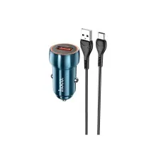 Зарядний пристрій HOCO Z46 USB Sapphire Blue (6931474770325)