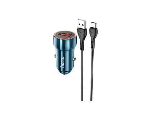 Зарядное устройство HOCO Z46 USB Sapphire Blue (6931474770325)