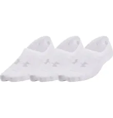 Шкарпетки Under Armour 1370075-100 Breathe Lite Ultra Low 3 пари білий LG (195252566555)