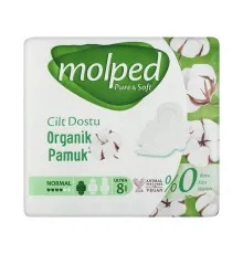 Гигиенические прокладки Molped Pure&Soft Normal 4 капли 8 шт. (8690536842186)