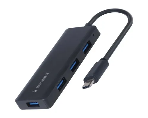 Концентратор Gembird USB-C UHB-U3P4-02 4xUSB3.1 (UHB-CM-U3P4-02)