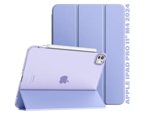 Чохол до планшета BeCover Tri Fold Hard Apple iPad Pro 11" M4 2024 Purple (711729)