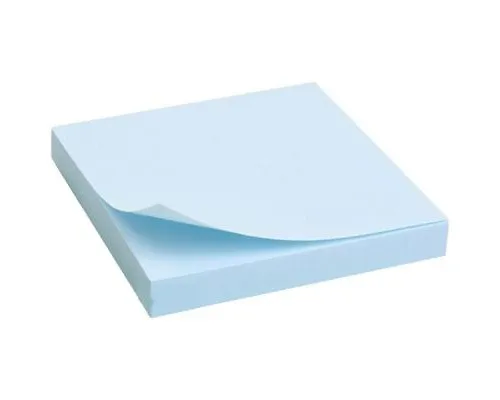 Папір для нотаток Axent with adhesive layer 75x75мм, 100sheets., pastel blue (2314-04-А)