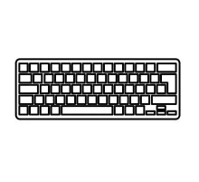 Клавиатура ноутбука MSI Wind U135/U160 белая с белой рамкой RU (A43605)
