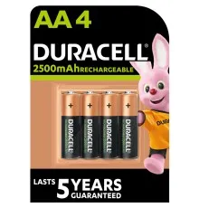 Аккумулятор Duracell AA HR6 2500mAh * 4 (5000394057203 / 5007308)