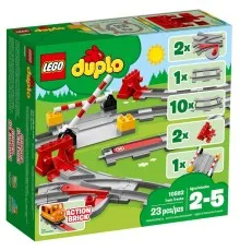 Конструктор LEGO DUPLO Town Рейки 23 деталі (10882)