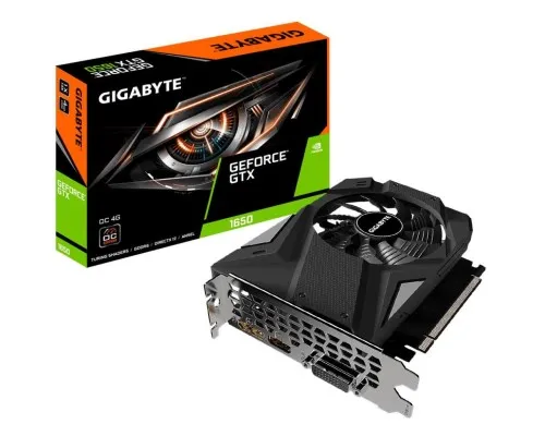 Відеокарта GIGABYTE GeForce GTX1650 4096Mb D6 OC (GV-N1656OC-4GD)