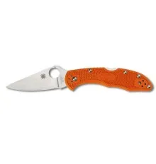 Нож Spyderco Delica 4 Flat Ground Orange (C11FPOR)