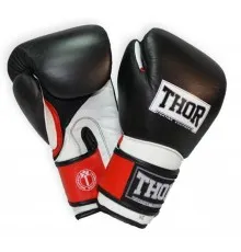 Боксерські рукавички Thor Pro King 10oz Black/Red/White (8041/02(Leather) B/R/Wh 10 oz.)