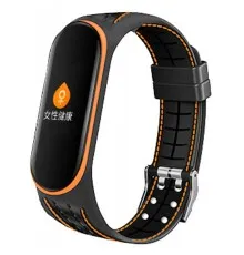 Ремешок для фитнес браслета BeCover Lattice Style для Xiaomi Mi Smart Band 5 Orange (705164)