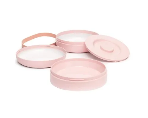 Набір дитячого посуду Suavinex Hygge Затишні історії 2 тарілки рожеві (306749)